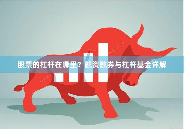 股票的杠杆在哪里？融资融券与杠杆基金详解
